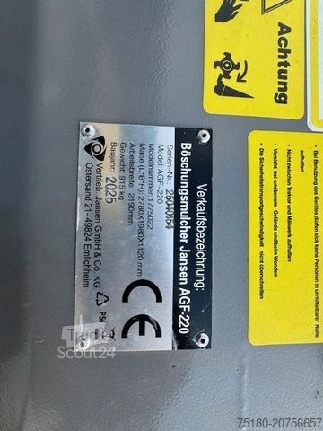 Rozdrabniacz Jansen AGF-220 Böschungsmulcher Mulcher