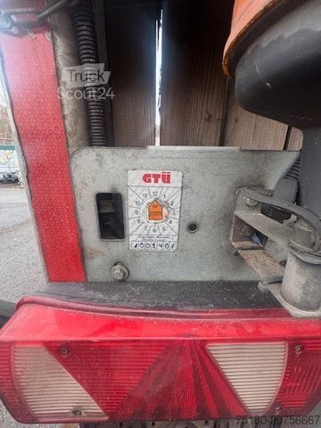 Tieflader Anhänger FLIEGL VTS 400 Tieflader 4 Achs Rampen Radmulden