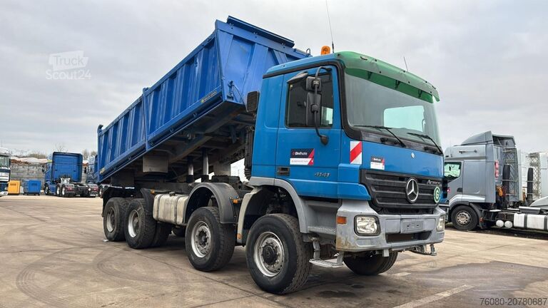 Tipper 3 côtés Mercedes-Benz Actros 4141 (8X6 / EPS / PARFAIT ETAT / TOP CON...