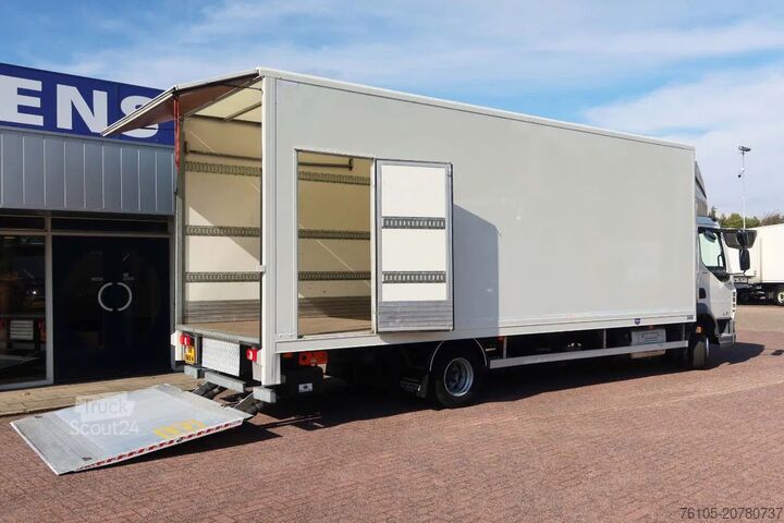 Kovček DAF LF 210 FA Bakwagen + Dhollandia 2000 kg klep ex...