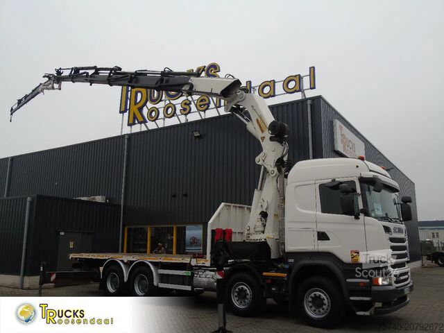 Krano sunkvežimis Scania R 520 V8 + PALFINGER 72002 6X + JIB 4X + WINCH ...