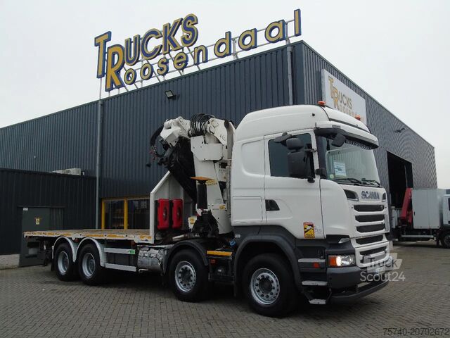 Krano sunkvežimis Scania R 520 V8 + PALFINGER 72002 6X + JIB 4X + WINCH ...