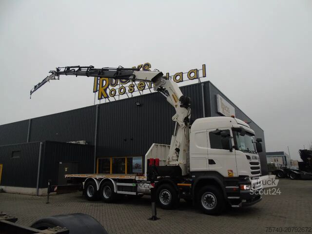 Krano sunkvežimis Scania R 520 V8 + PALFINGER 72002 6X + JIB 4X + WINCH ...