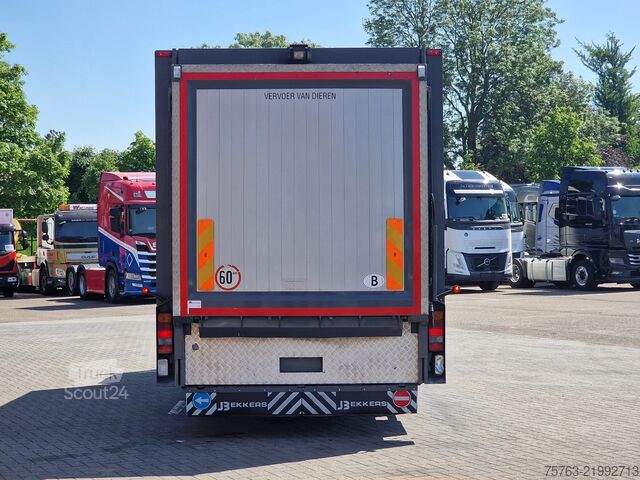 Transport de bétail MAN TGL 8.240 - 2 deck livestock Bekkers - Loadlift...