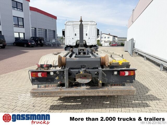 Kanca kasalı yük kamyonu (roll-off) Mercedes-Benz Antos 2636 L 6x4, VDL S 21-550 Abrollanlage