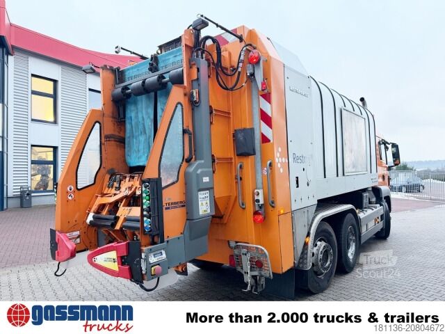 Atkritumu vedējs MAN TGS 26.320 6x2-4 BL, Intarder, Lenkachse, FAUN