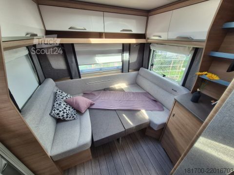 Wohnwagen Knaus Südwind 460 EU Black Selection *1700kg*Duschausbau*ATC*