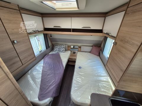 Wohnwagen Knaus Südwind 460 EU Black Selection *1700kg*Duschausbau*ATC*