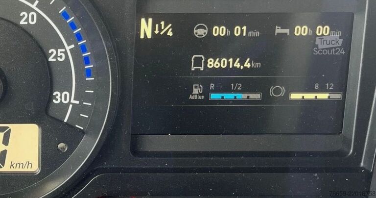 Platformas kravas automašīna ar tentu RENAULT MDA2C centinato