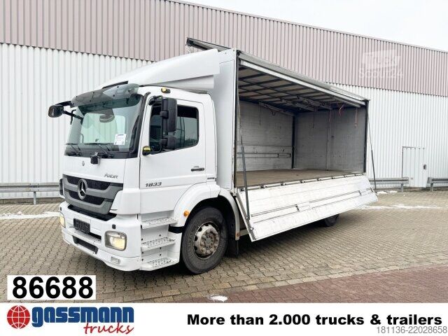 LKW mit Kofferaufbau Mercedes-Benz Axor 1833 L 4x2, Getränkekoffer