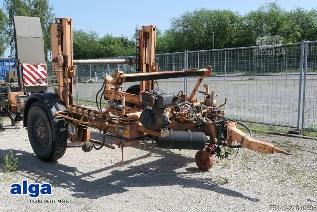 Priekaba Thaler TTA 6094A, Kabeltrommel, Hatz-Motor, Luft
