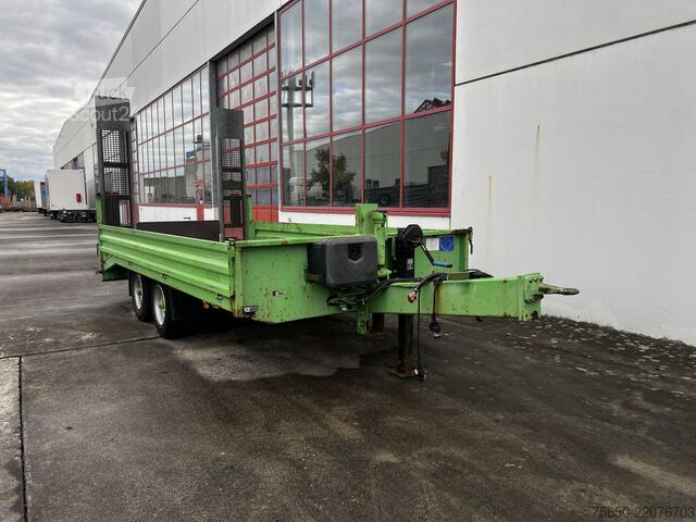Remorque porte-engins surbaissée  tt  Tandemtieflader