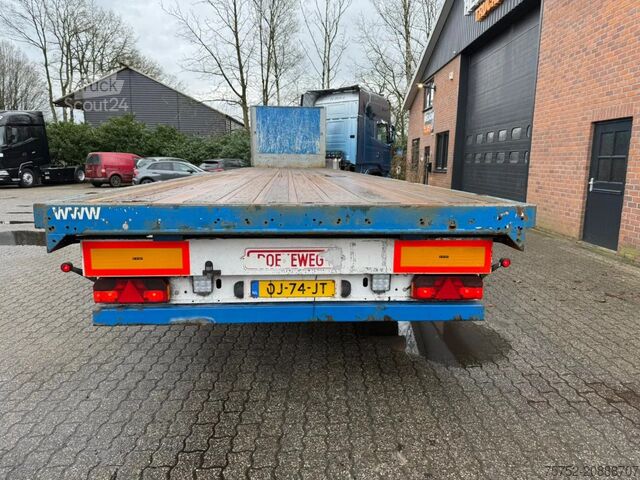 Priklopnik za platformo Groenewegen 3AS Zware kantbalken Hardhouten vloer