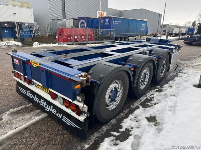 Transport de conteneurs Broshuis 3-Asser / SAF Axle / ADR / TUV: 8-2026 / NL Tra...