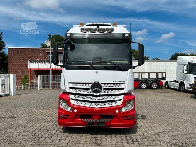 Kravas automašīnai uzstādīts celtnis MERCEDES-BENZ 2642 Pritsche Plattform BDF+PK 27000 Kran+Seilw.