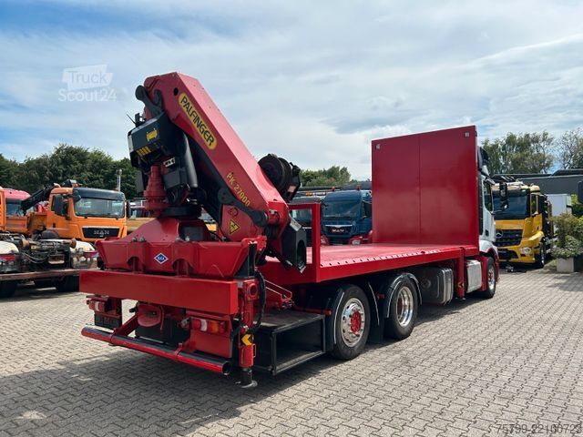 Kravas automašīnai uzstādīts celtnis MERCEDES-BENZ 2642 Pritsche Plattform BDF+PK 27000 Kran+Seilw.
