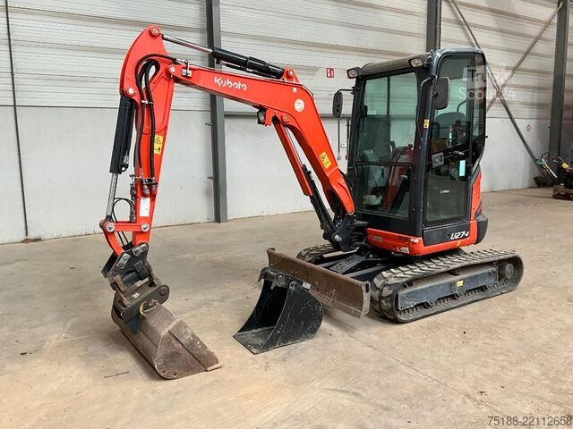 μίνι εκσκαφέας Kubota U 27-4 HI powertilt
