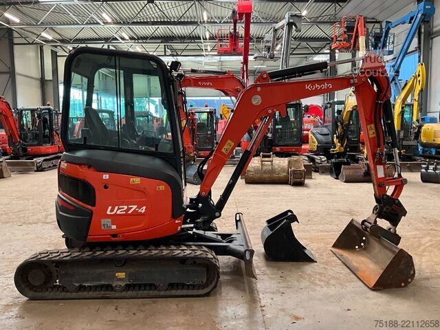 μίνι εκσκαφέας Kubota U 27-4 HI powertilt