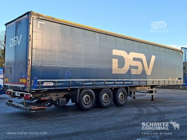 Nyitott ponyvás félpótkocsi Schmitz Cargobull Curtainsider Standard Ladebordwand