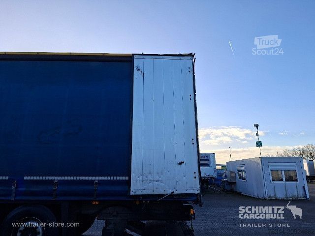 Nyitott ponyvás félpótkocsi Schmitz Cargobull Curtainsider Standard Ladebordwand