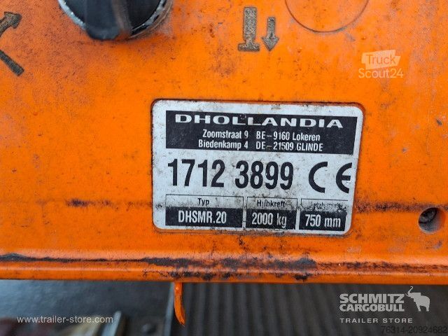 Nyitott ponyvás félpótkocsi Schmitz Cargobull Curtainsider Standard Ladebordwand