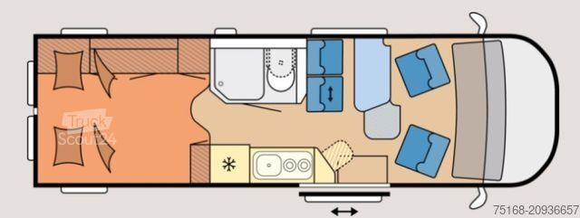 Avtodom HOBBY MAXIA VAN 680 ET Abstandstempomat / Automatik