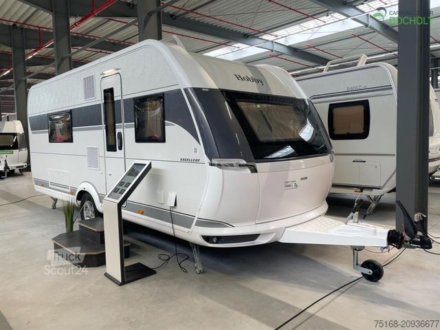 Husvagn HOBBY Excellent 540 WFU Modell 2025 / 2000 Kg Achse