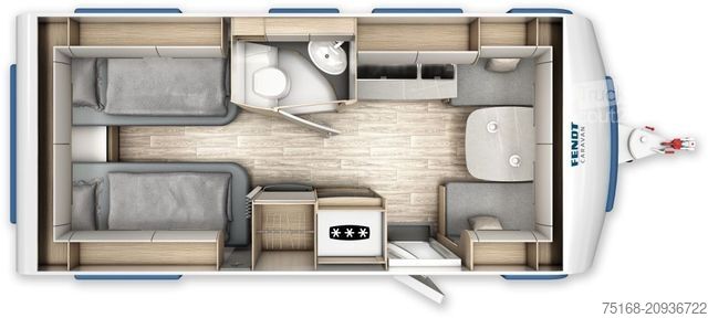 Rulotă FENDT Bianco Selection 495 SG Modell 2026 / 2000 kg /
