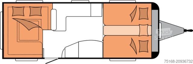 Lakókocsi HOBBY Prestige 620 CL Abverkauf / 2200 kg
