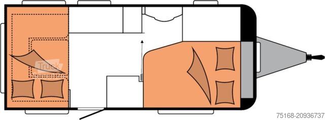 Lakókocsi HOBBY De Luxe 460 UFe Modell 2026