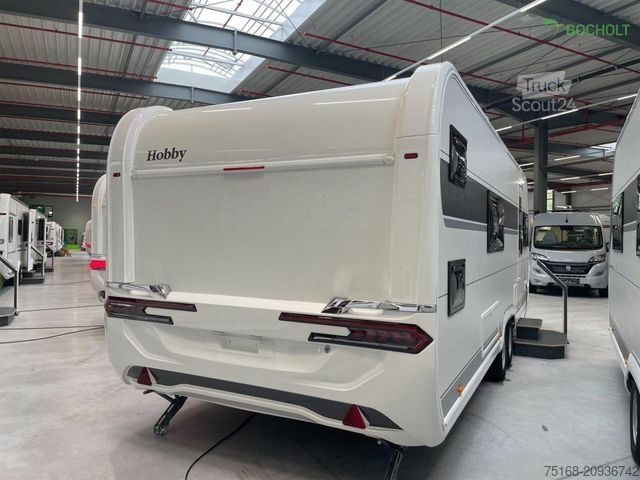 Lakókocsi HOBBY Prestige 650 KFU Modell 2025 / 2200 Kg Achse
