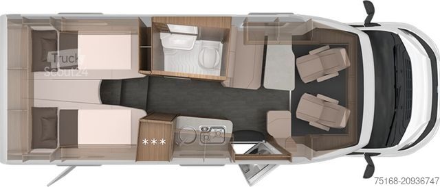 Teilintegriertes Wohnmobil KNAUS Van TI 650 MEG VANSATION Modell 2026