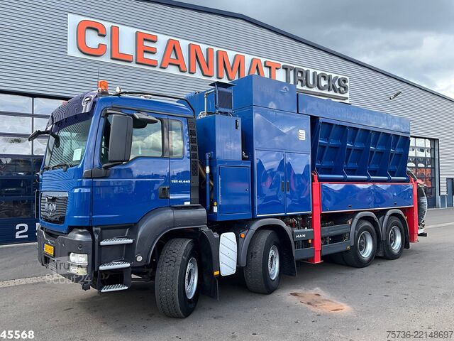 Szívó jármű MAN TGS 41.440 8x4 Full Steel Reschwitzer 10m³ Saug...