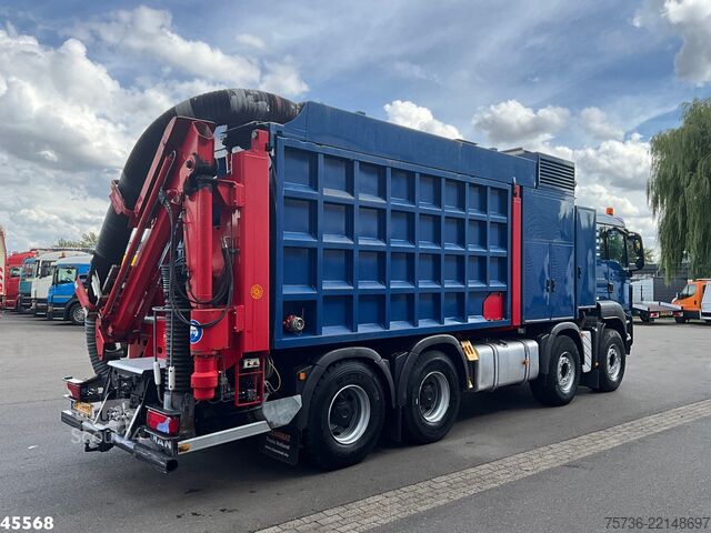 Szívó jármű MAN TGS 41.440 8x4 Full Steel Reschwitzer 10m³ Saug...