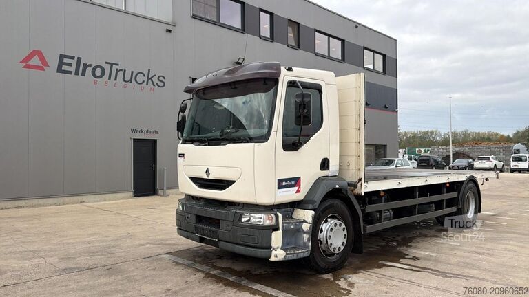 Platte bak Renault Midlum 270 (18 TONNES / BOITE MANUELLE / MANUAL...
