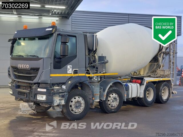 Mixeur Iveco X-Way 400 8X4 9m3 mixer Automatic Cruise contro...