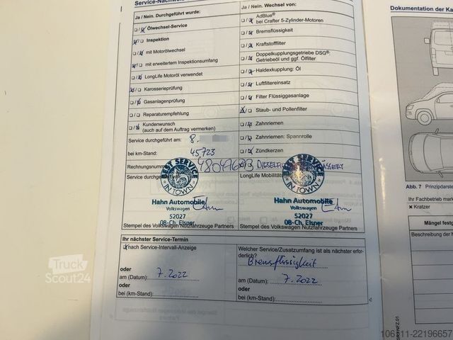 Kleinbus VOLKSWAGEN Crafter Kasten 35 kurz L1H2 Hochdach