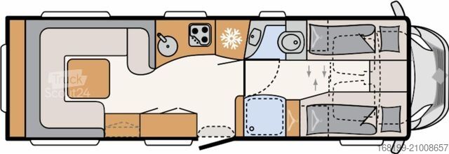 Alkoof camper DETHLEFFS Alpa A 7820-2 Dachklima*TV/SAT*Ventilator