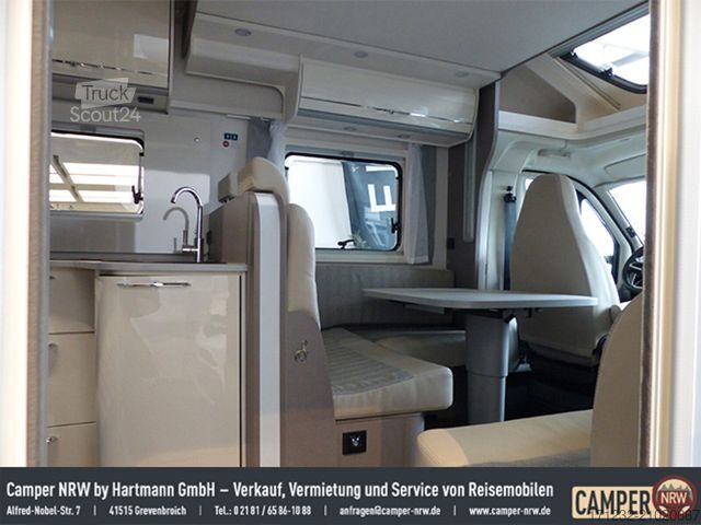 Half-integraal camper ETRUSCO T 7300 SB Mod. 2025, Complete Selektion, Hubbett