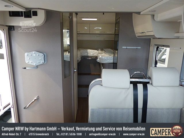 Half-integraal camper ETRUSCO T 7300 SB Mod. 2025, Complete Selektion, Hubbett