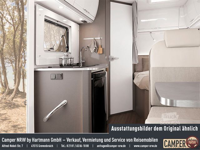 Half-integraal camper ETRUSCO T 5900 FB Fiat, Complete Selektion