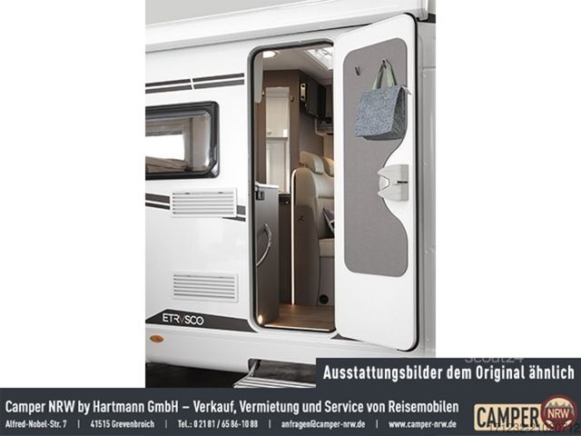 Half-integraal camper ETRUSCO V Ford 6.6 SF TV & Sat. Fahrradträger, Type X