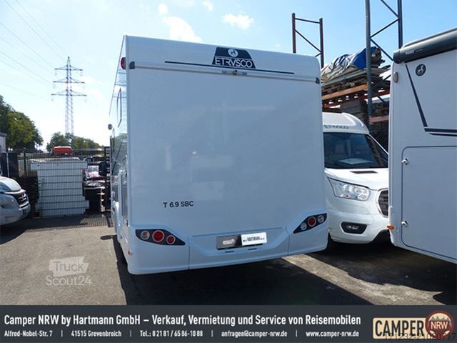 Half-integraal camper ETRUSCO T-Modell Base 6.9 SBC Mod.2026 Hubbett Multim.