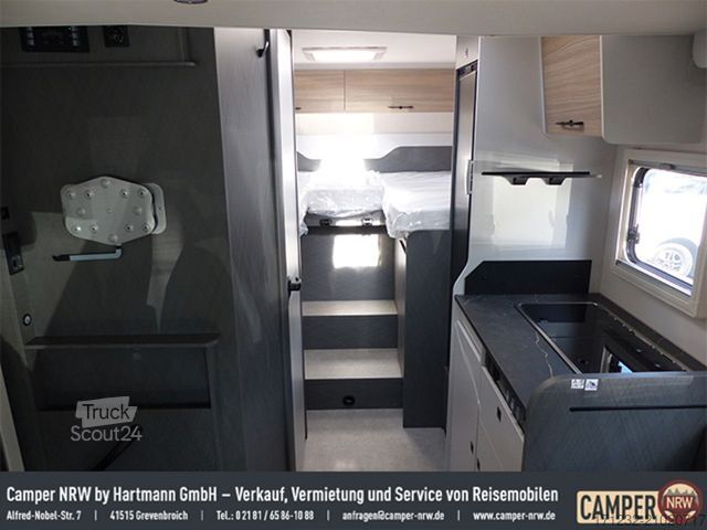 Half-integraal camper ETRUSCO T-Modell Base 6.9 SBC Mod.2026 Hubbett Multim.