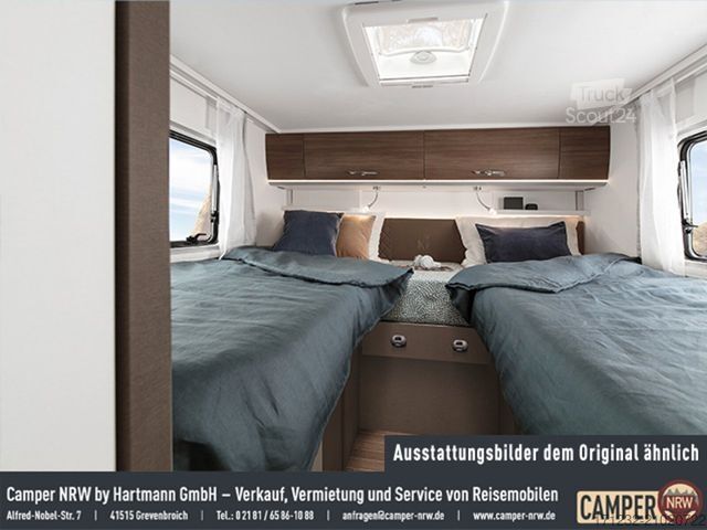 Half-integraal camper ETRUSCO T 7300 SB Fiat, Hubbett,Multimedia