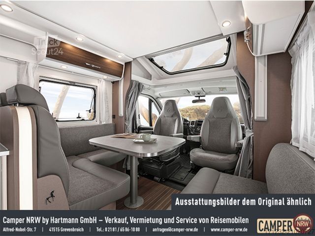 Half-integraal camper ETRUSCO T 7400 SB Fiat, Complete Selektion, Type X