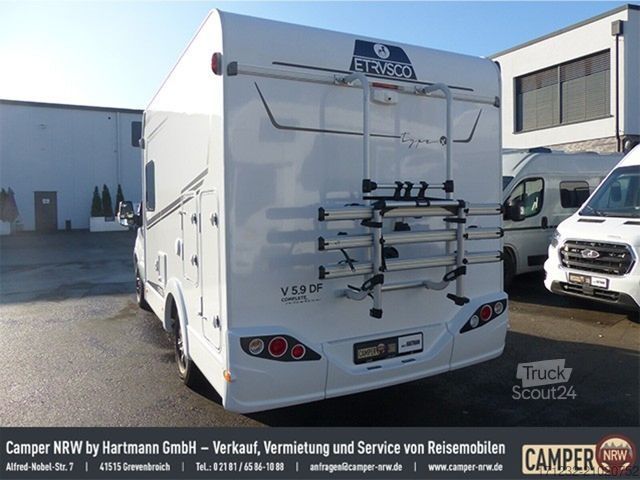 Half-integraal camper ETRUSCO V Ford 5.9 DF Compl. Selection, Automatik,TV,