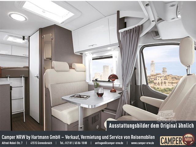 Half-integraal camper ETRUSCO V Ford 5.9 DF Compl. Selection, Automatik,TV,