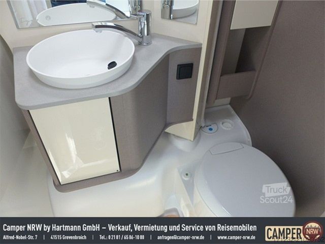 Half-integraal camper ETRUSCO V Ford 5.9 DF Compl. Selection, Automatik,TV,