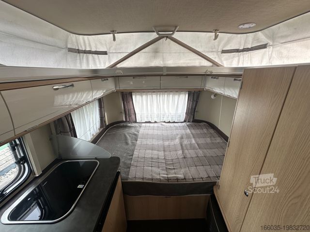 Wohnwagen HYMER/ERIBA Troll 530 60 Jahre Edition/Autarkpaket/Fahrradtr